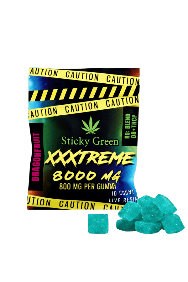 XXXtreme Gummies 8000mg - Sticky Green Flower