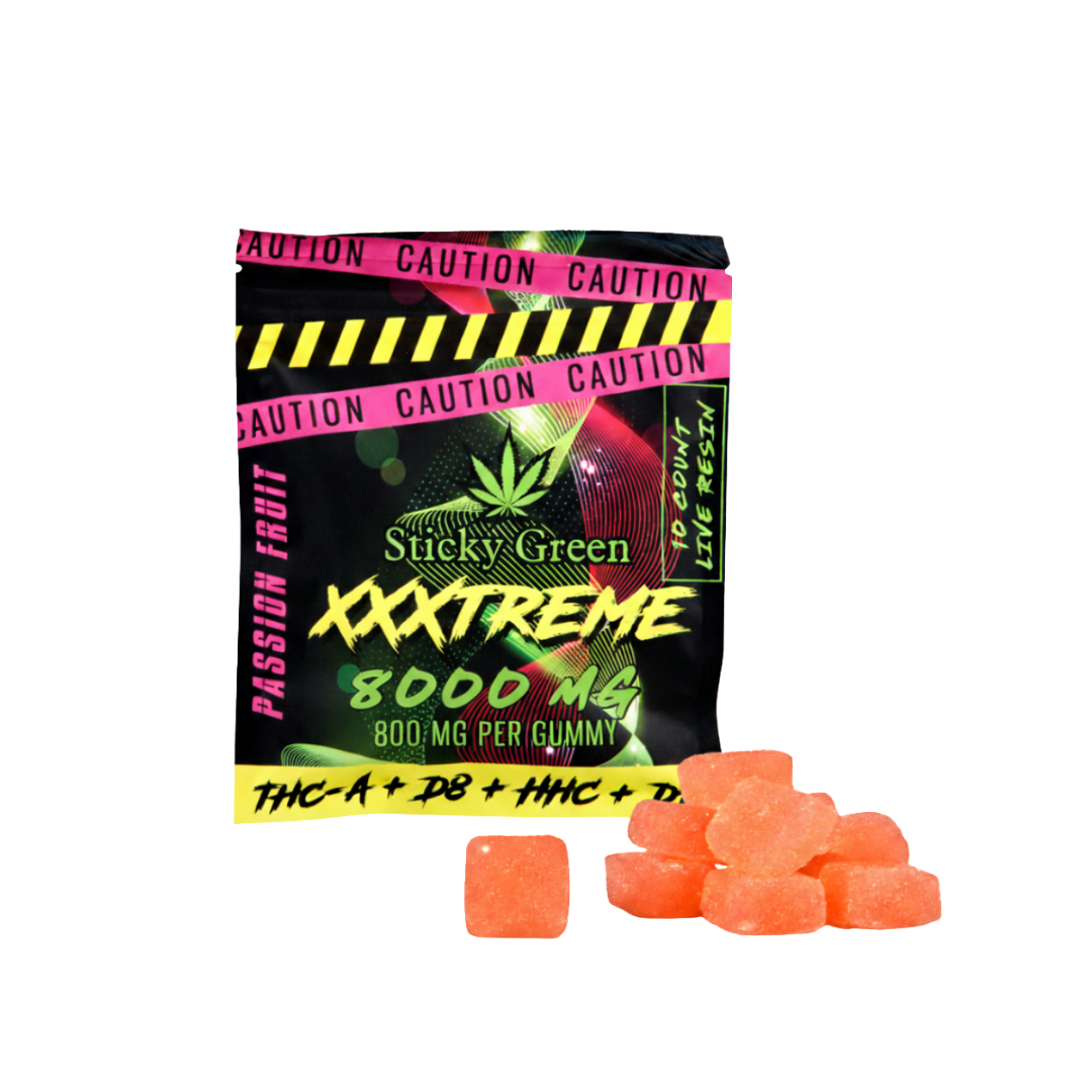 XXXtreme Gummies 8000mg - Sticky Green Flower