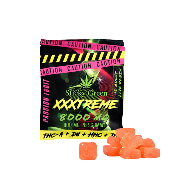 XXXtreme Gummies 8000mg - Sticky Green Flower