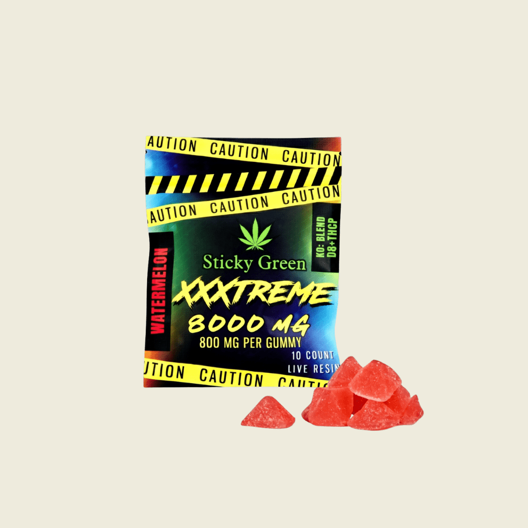 XXXtreme Gummies 8000mg - Sticky Green Flower