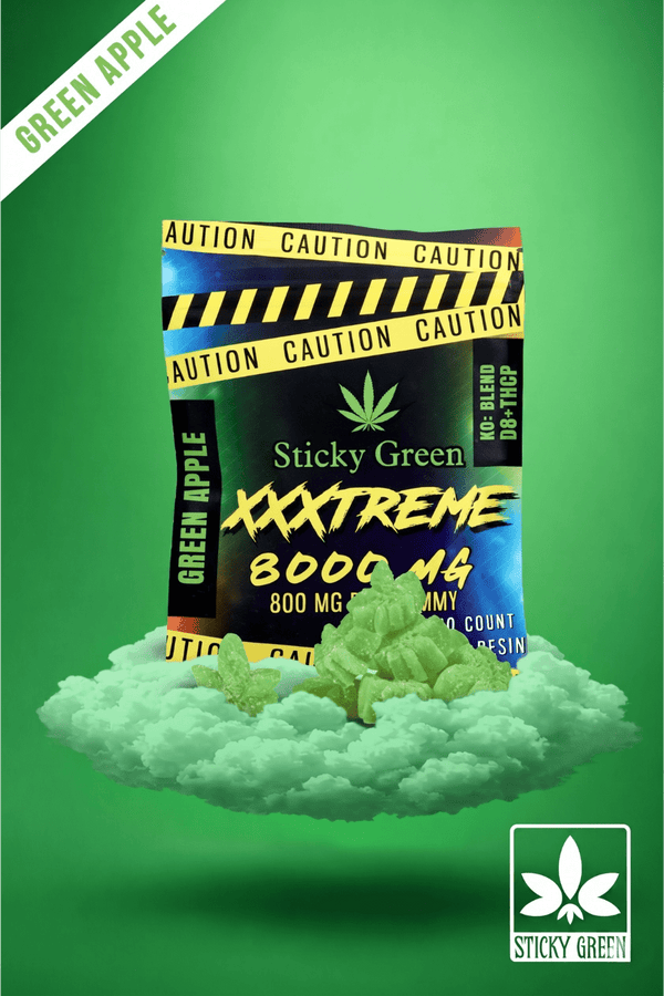 XXXtreme Gummies 8000mg - Sticky Green Flower