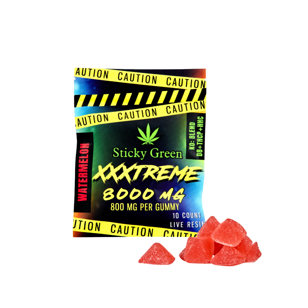 XXXtreme Gummies 8000mg - Sticky Green Flower