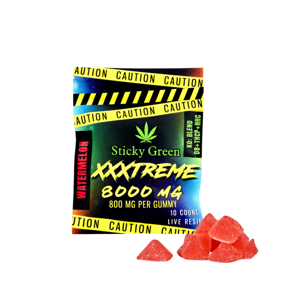 XXXtreme Gummies 8000mg - Sticky Green Flower